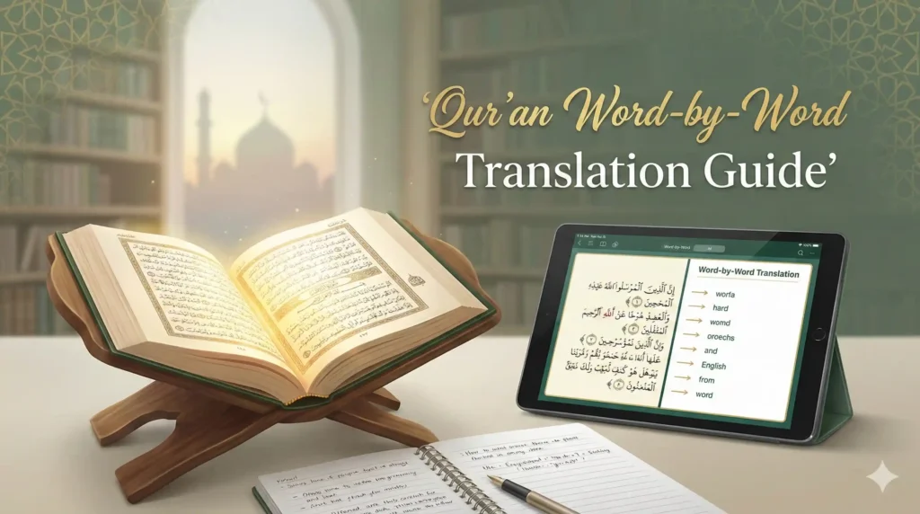 Study The Noble Qur’an Word for Word: Complete Guide to Quran Word to Word Translation